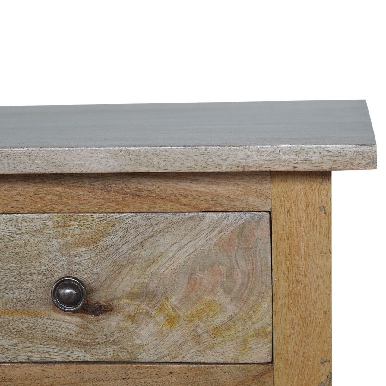 Oak-ish Serpentine Nightstand