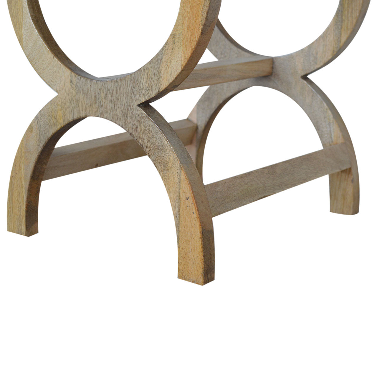 Oak-ish Serpentine Nightstand