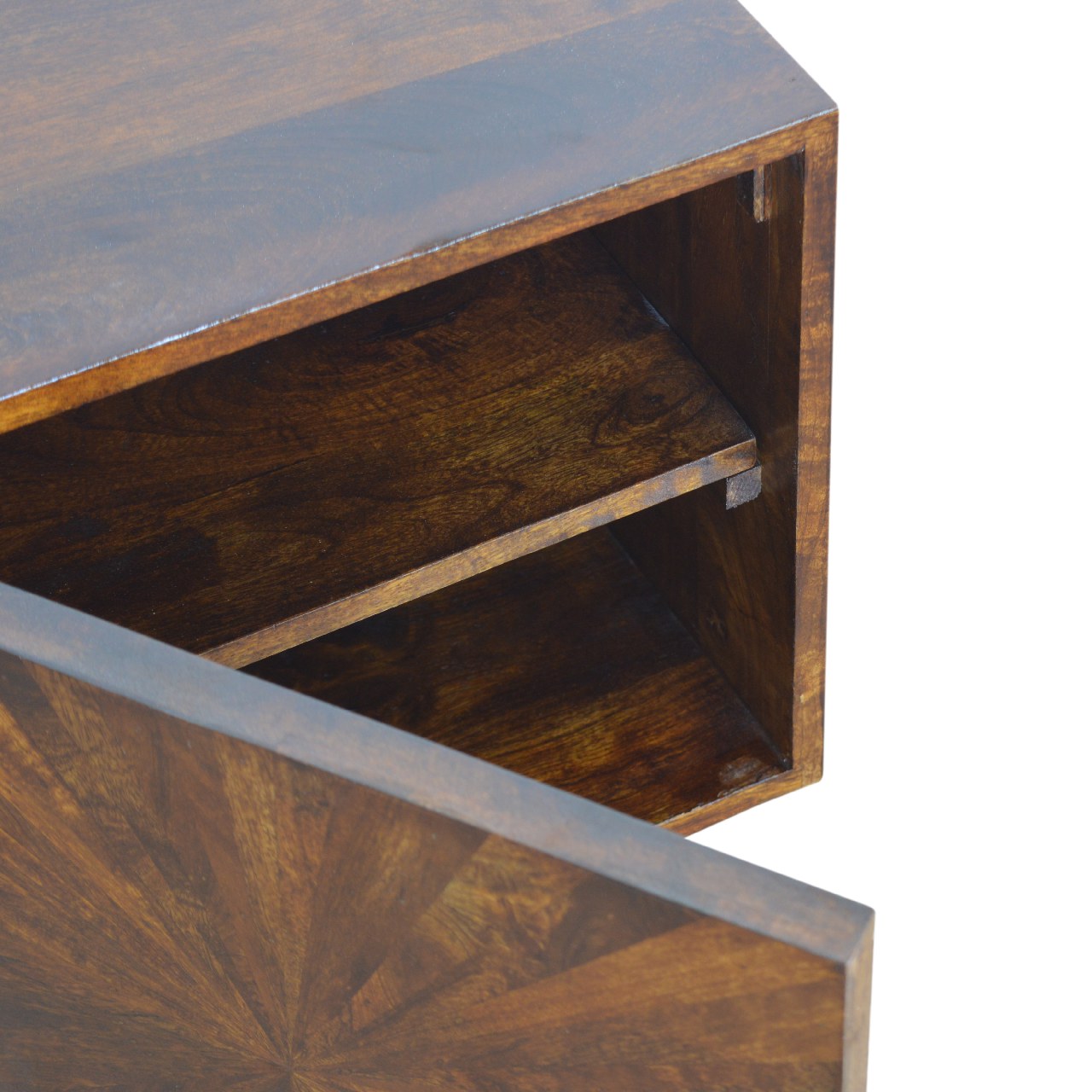 Chestnut Sunrise Door Nightstand