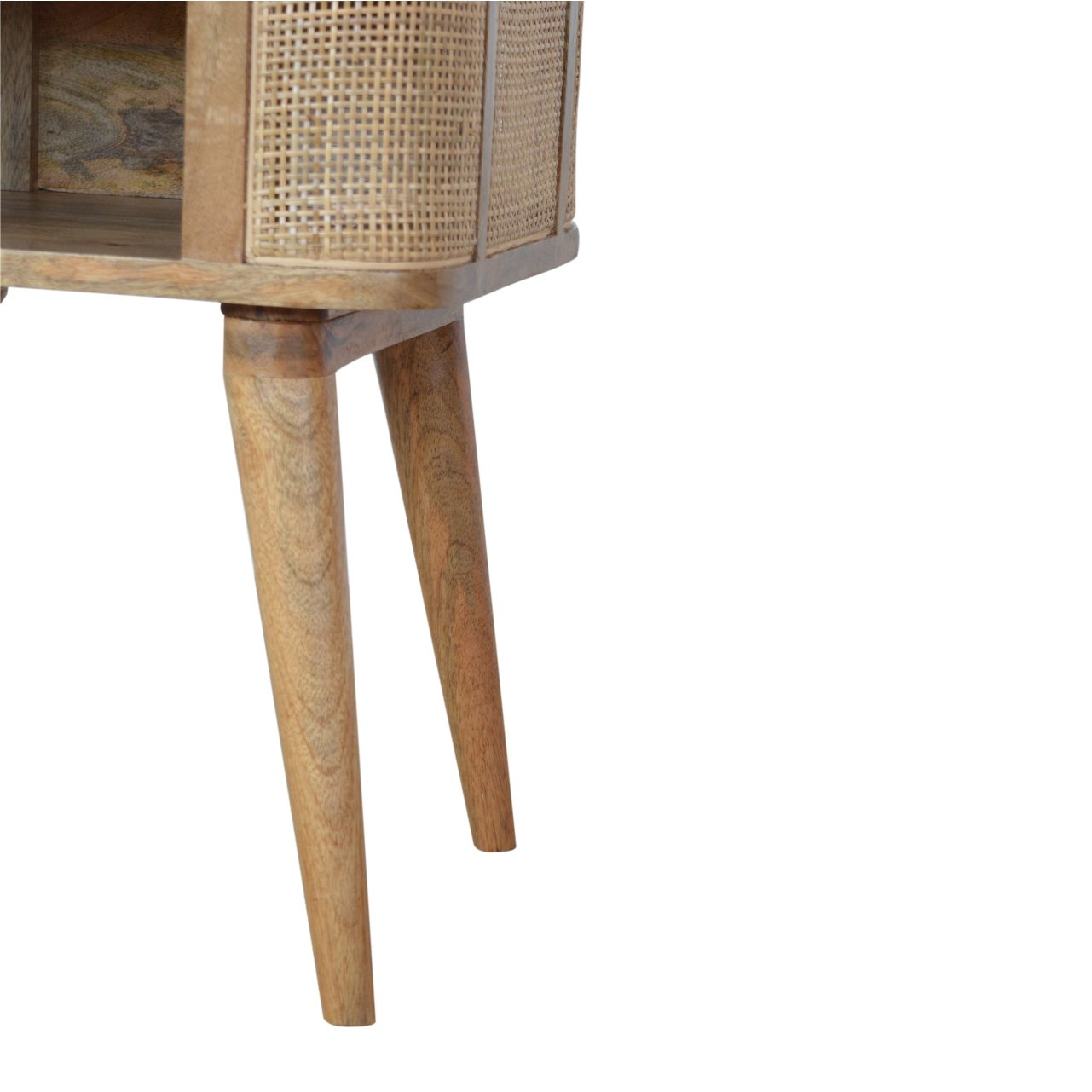 Close-knit Open Slot Nightstand