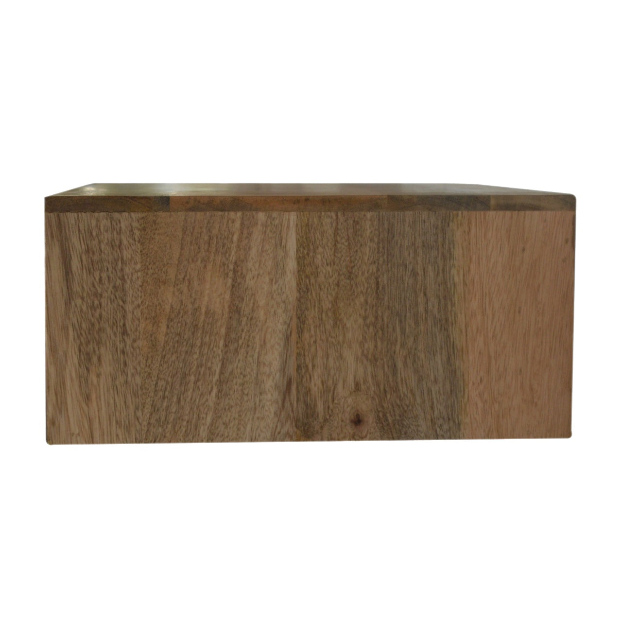 Floating Cube Carved Nightstand