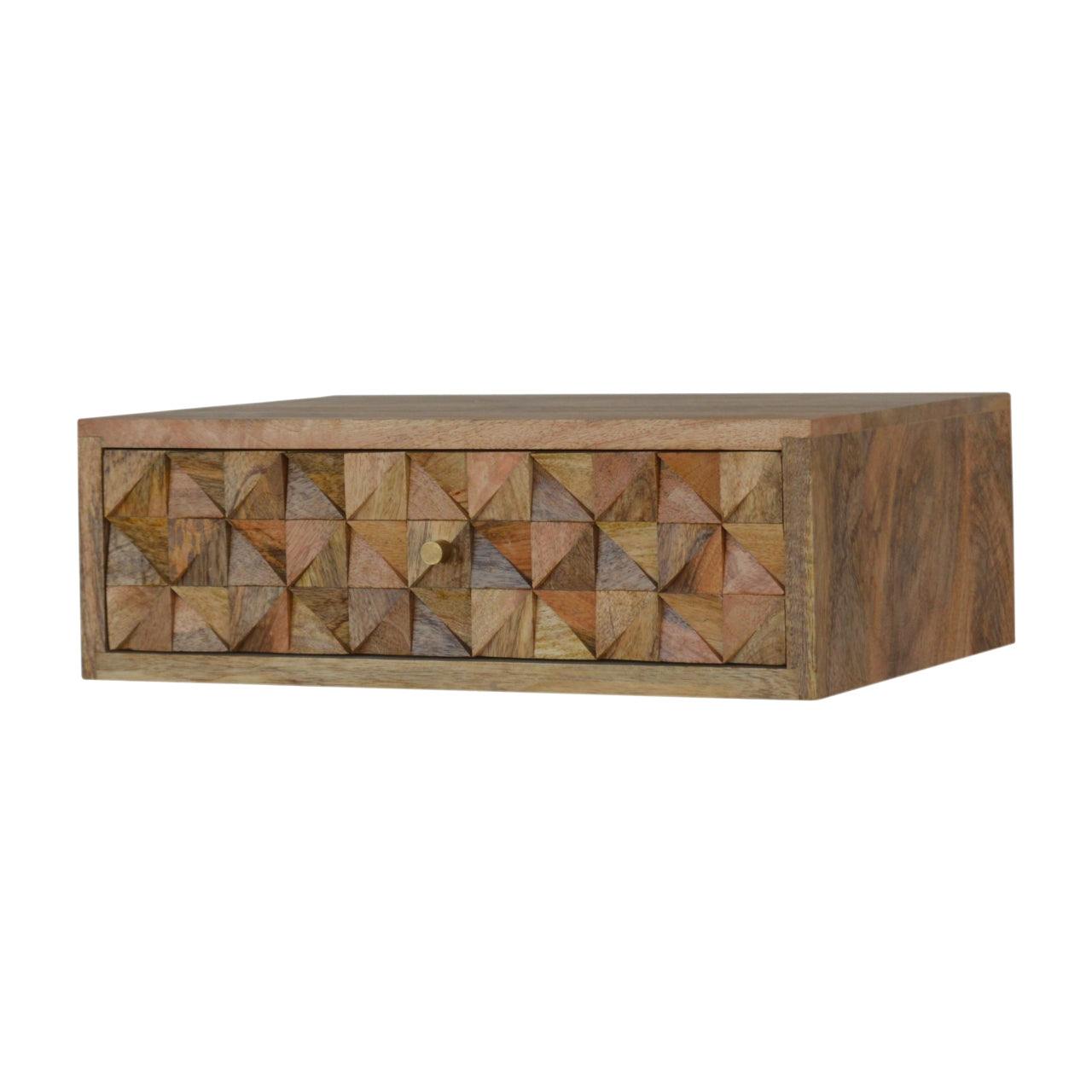 Floating Diamond Carve Nightstand