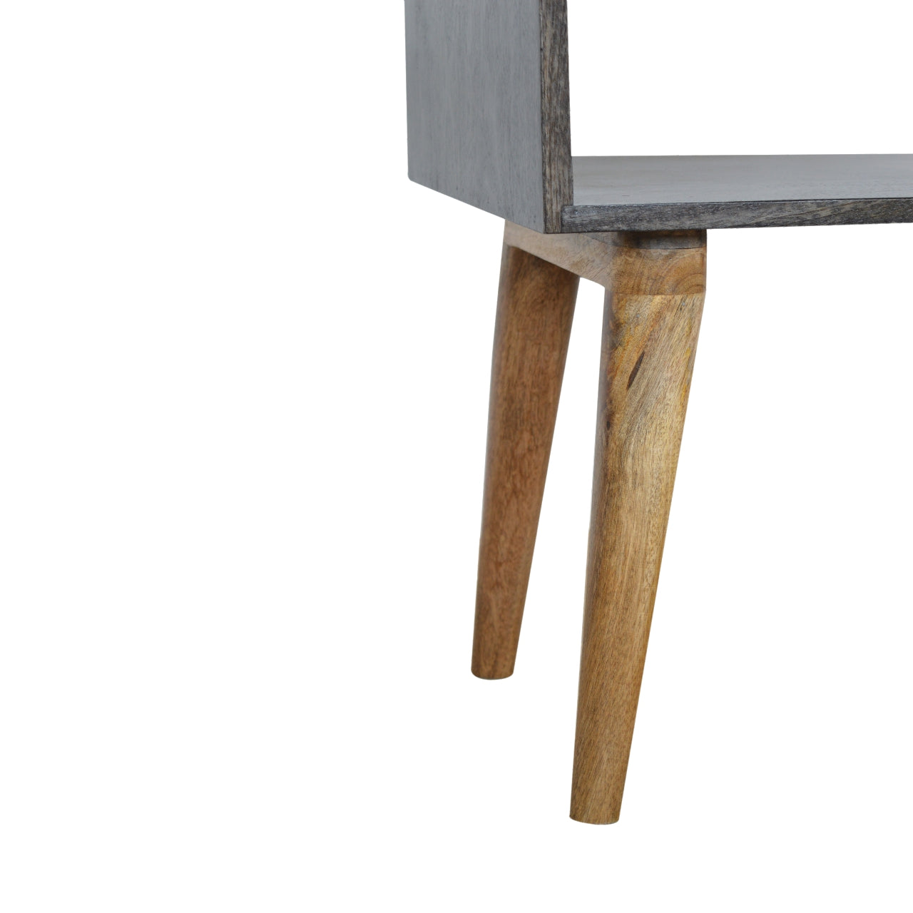 Carbon Black Open Nightstand
