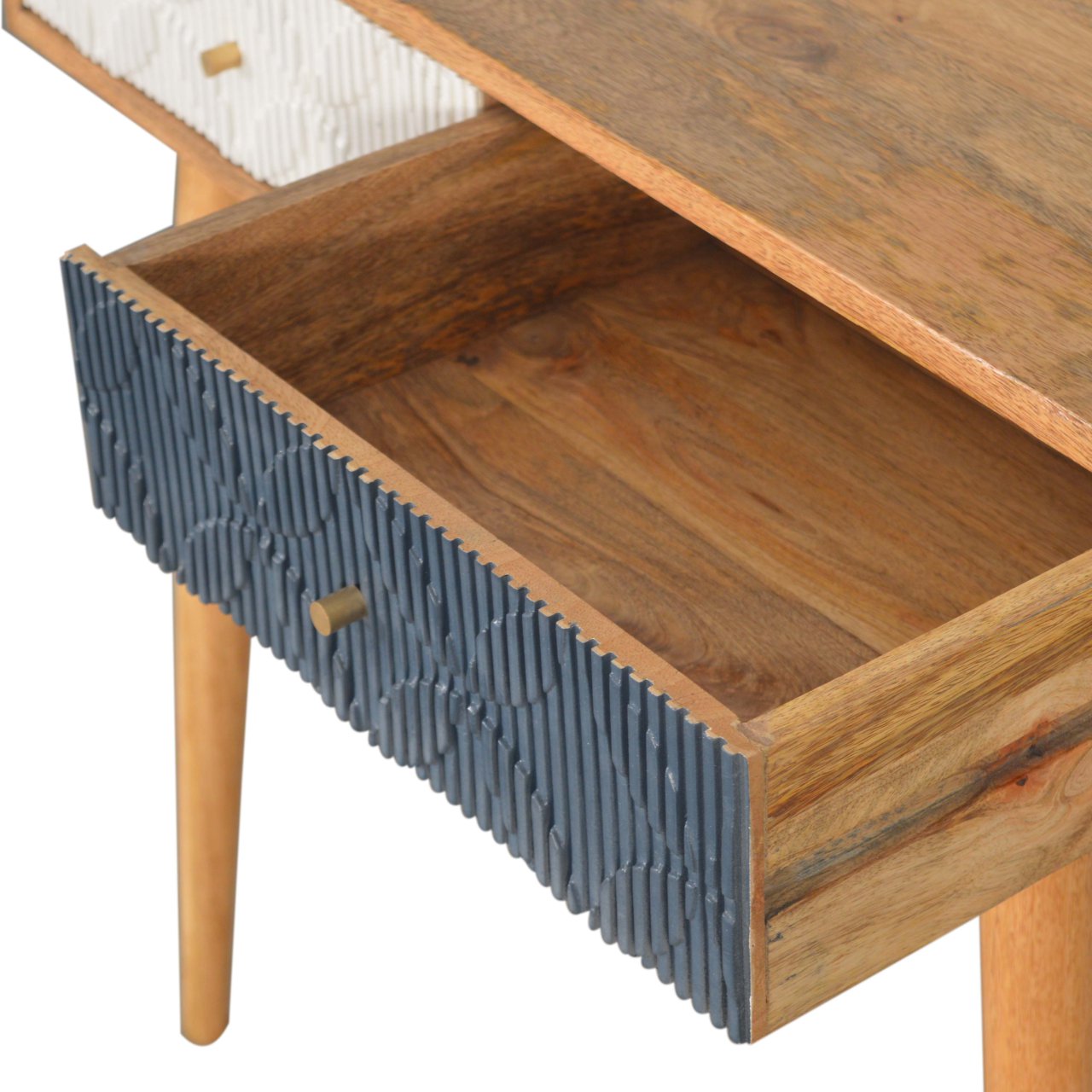 Milan Navy and White Console