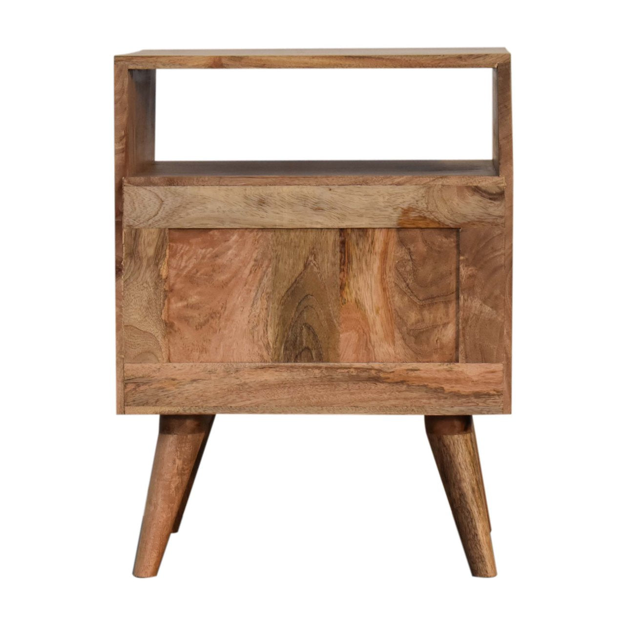 Triangle Print Open Nightstand