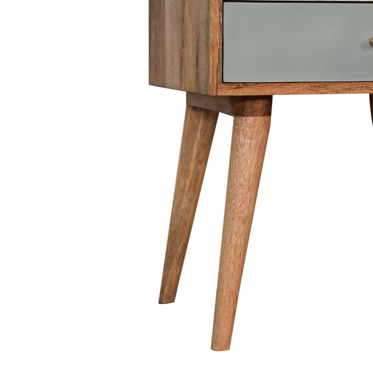 Green Patterned Nightstand