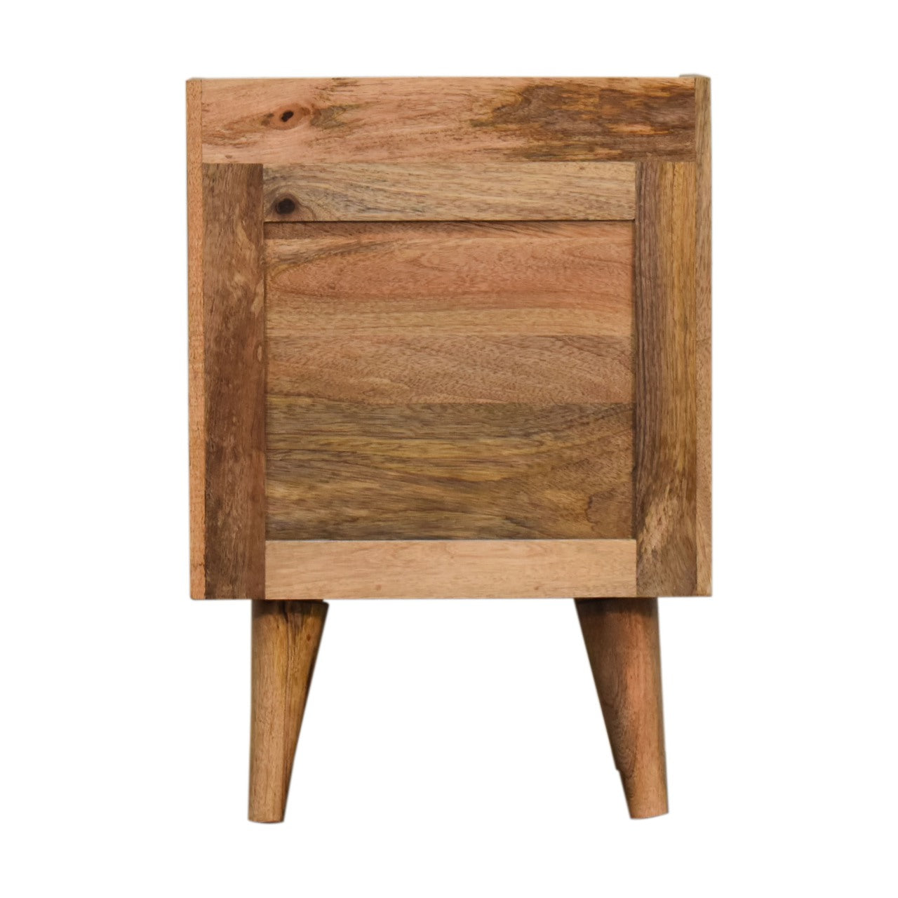 Oak-ish Small Gallery Back Nightstand
