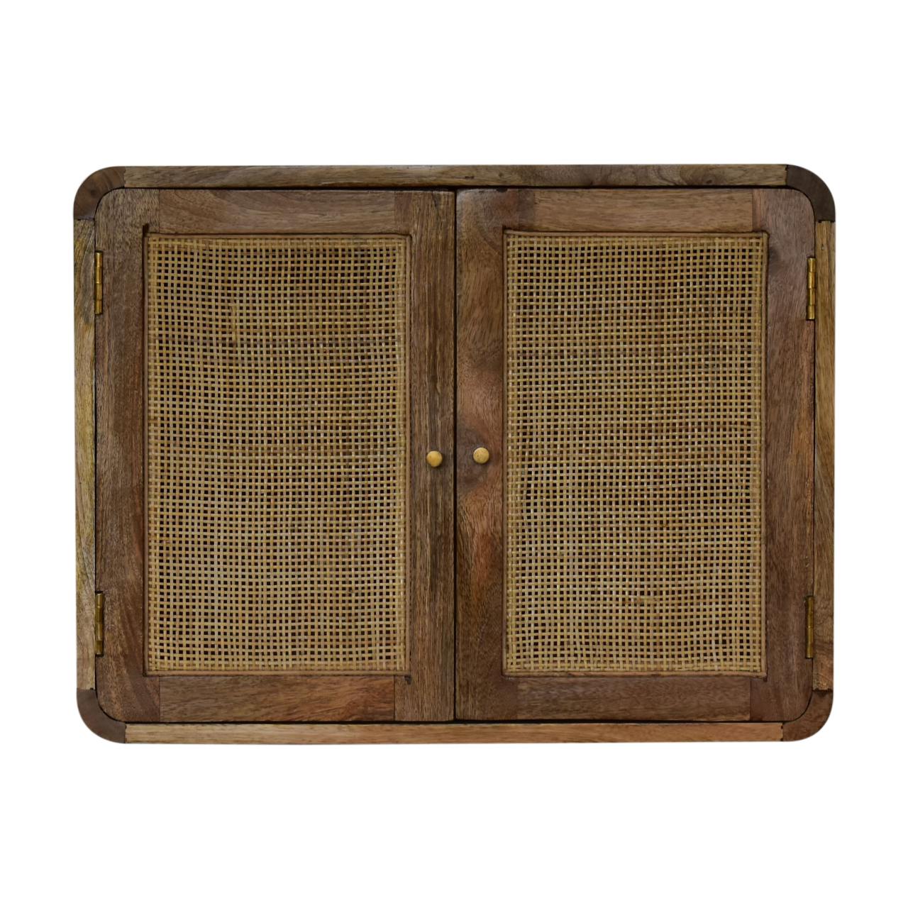 Floating Knit Grey Wash Cabinet