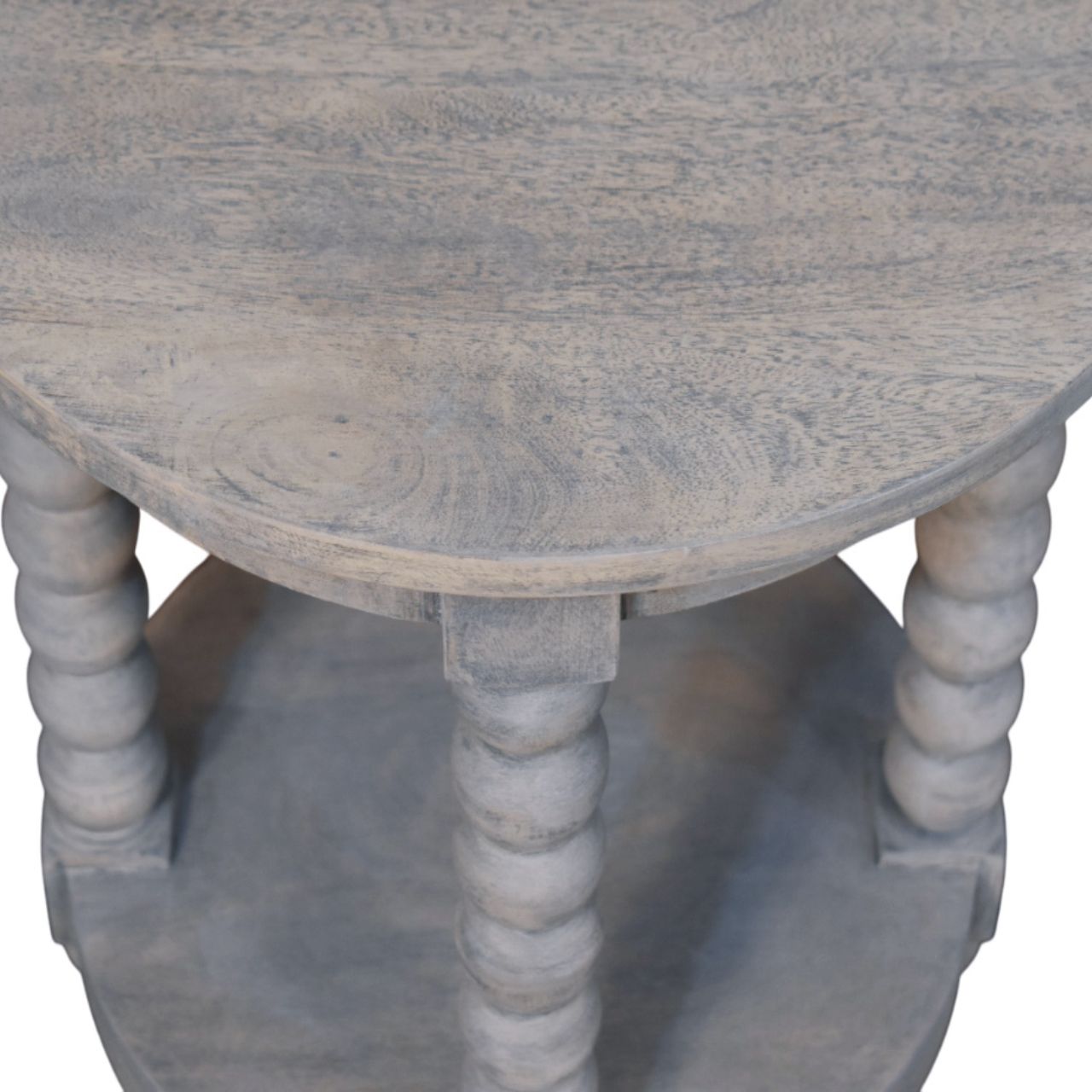 Spindle Washed Round Table