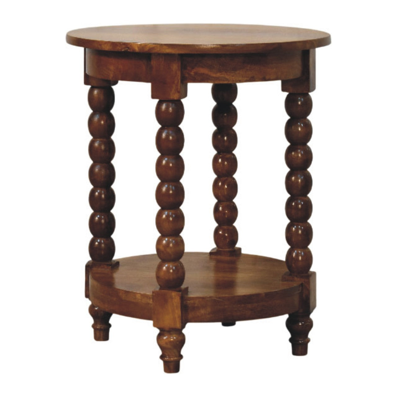 Spindle Round Side Table