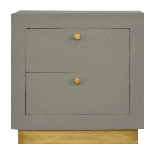 Sleek Cement Nightstand