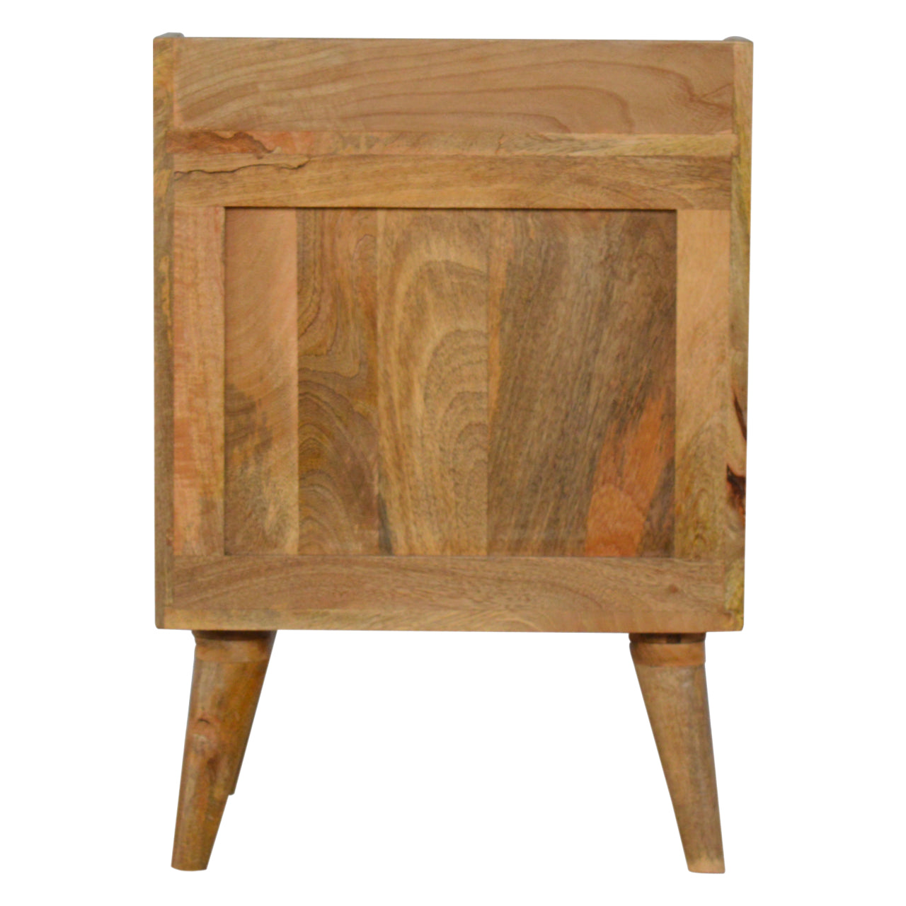 Grey and White Gradient Nightstand