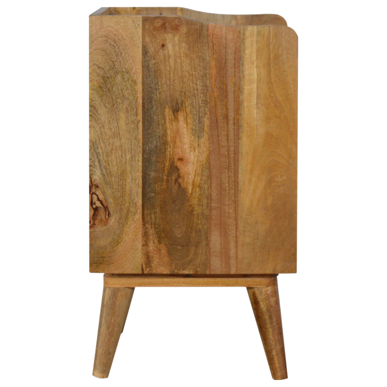 Navy and White Gradient Nightstand