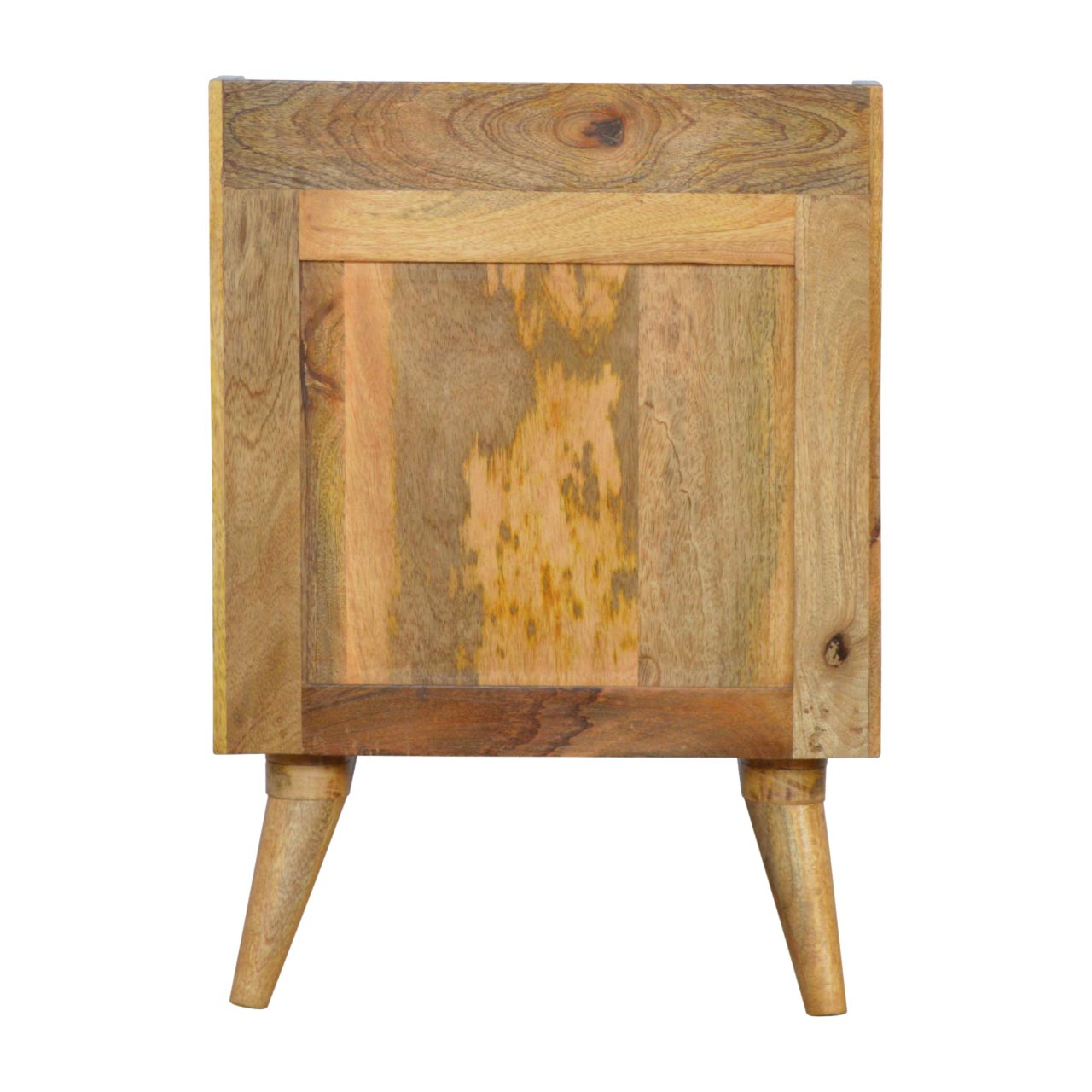 Pink Hand Painted Cut out Nightstand