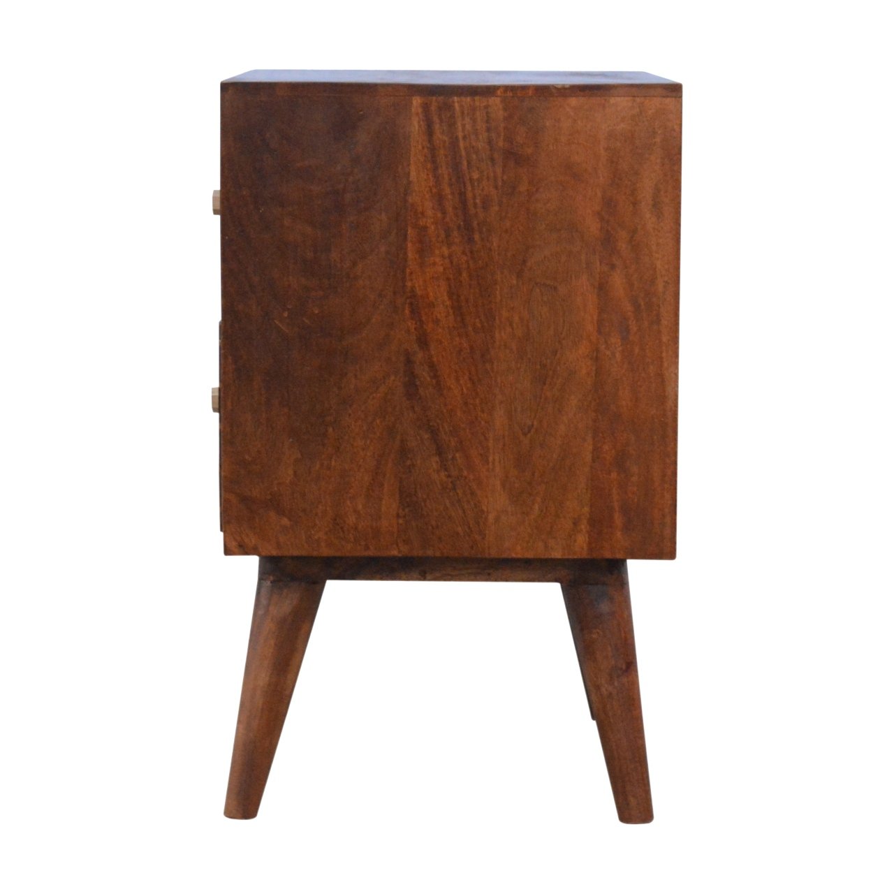 Gold Art Pattern 2 Drawer Nightstand