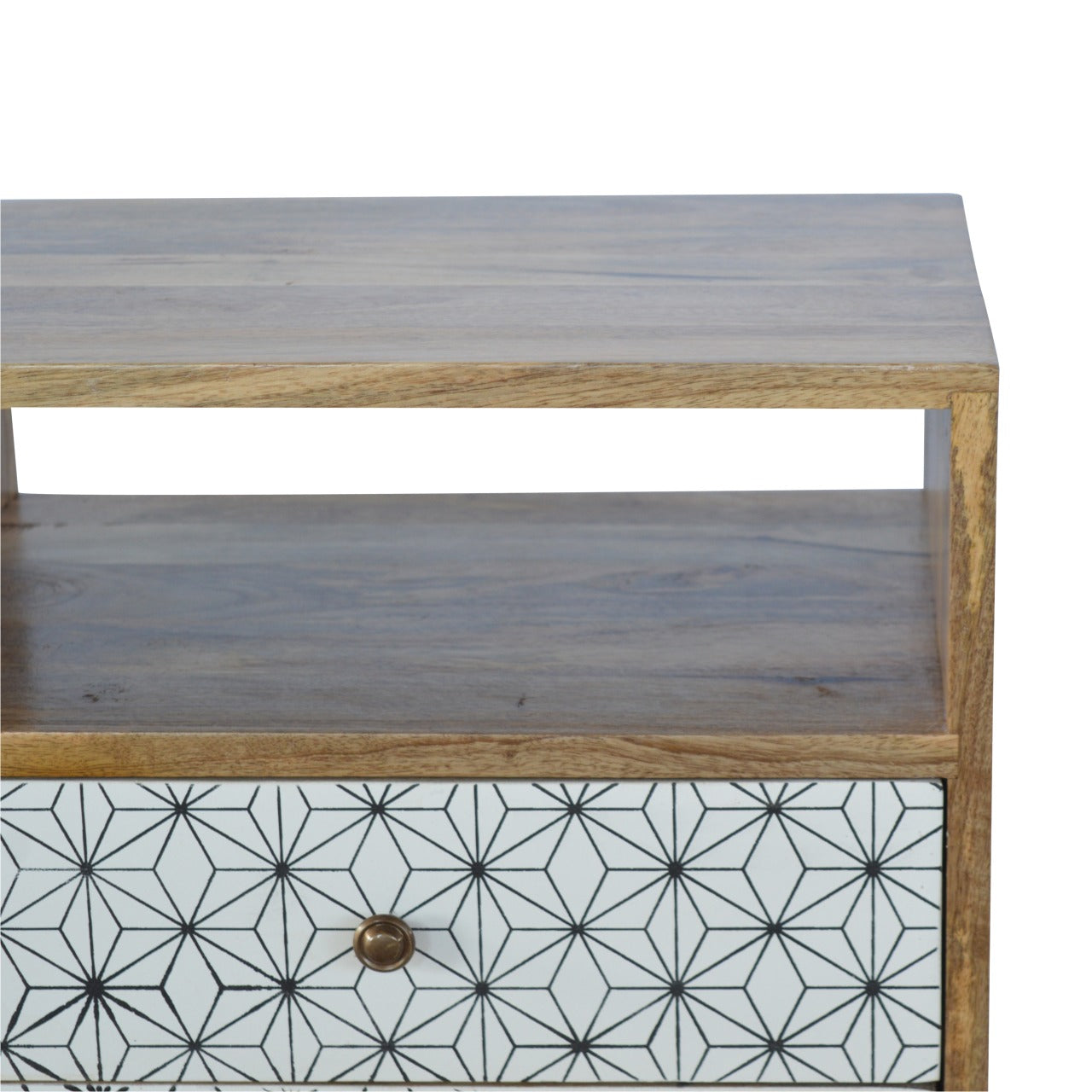 Prima Nightstand with Open Slot