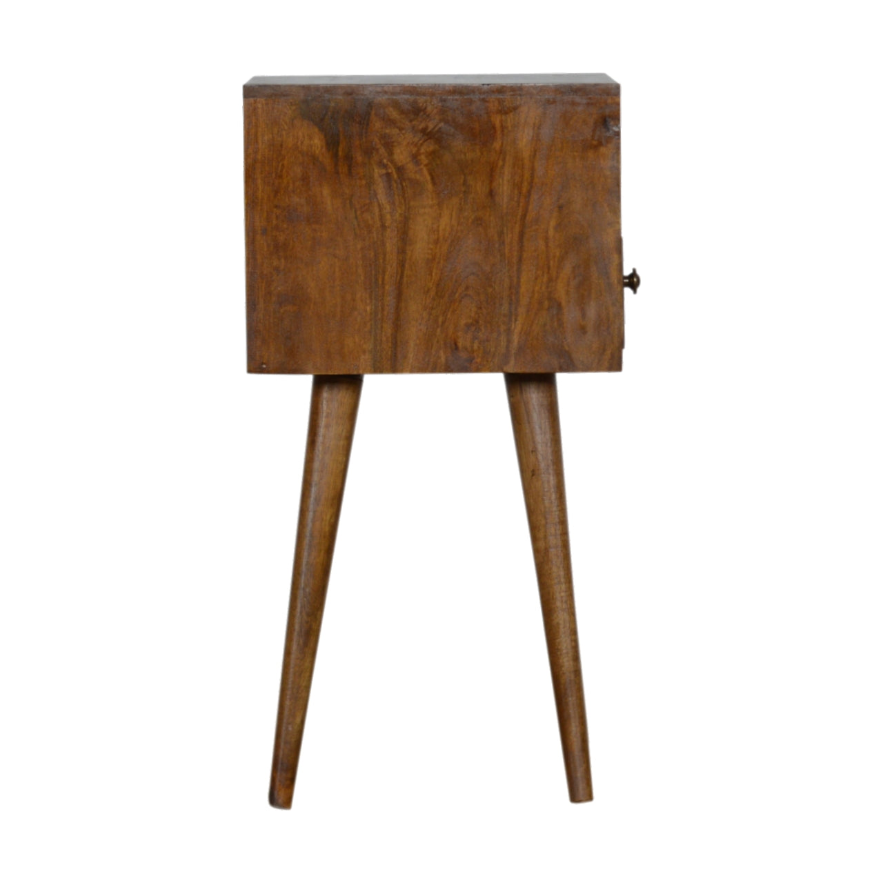 Mini Geo Brass Nightstand