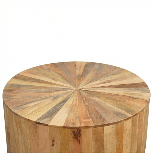 Round Wooden Coffee Table