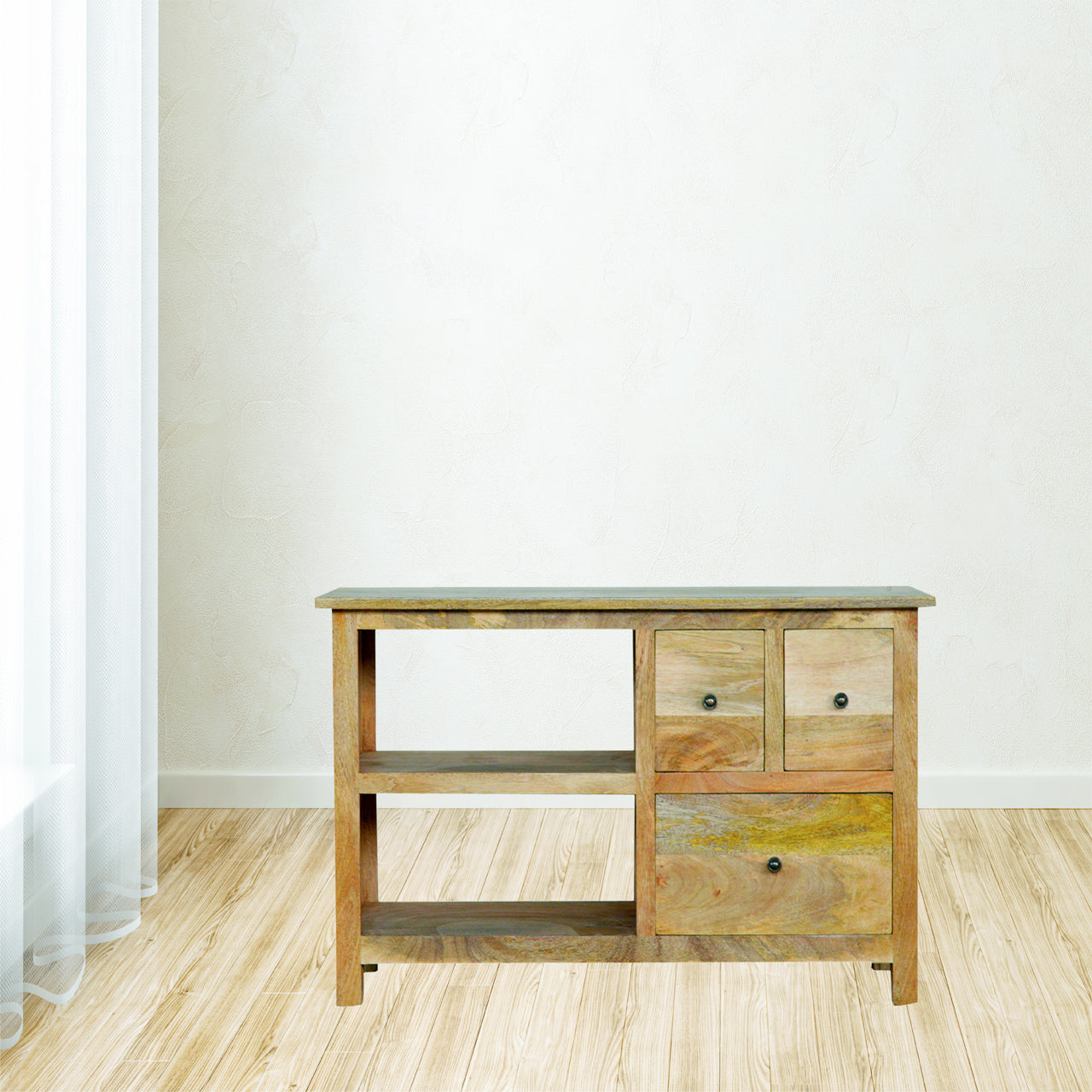 Square Wooden Frame with Mirror