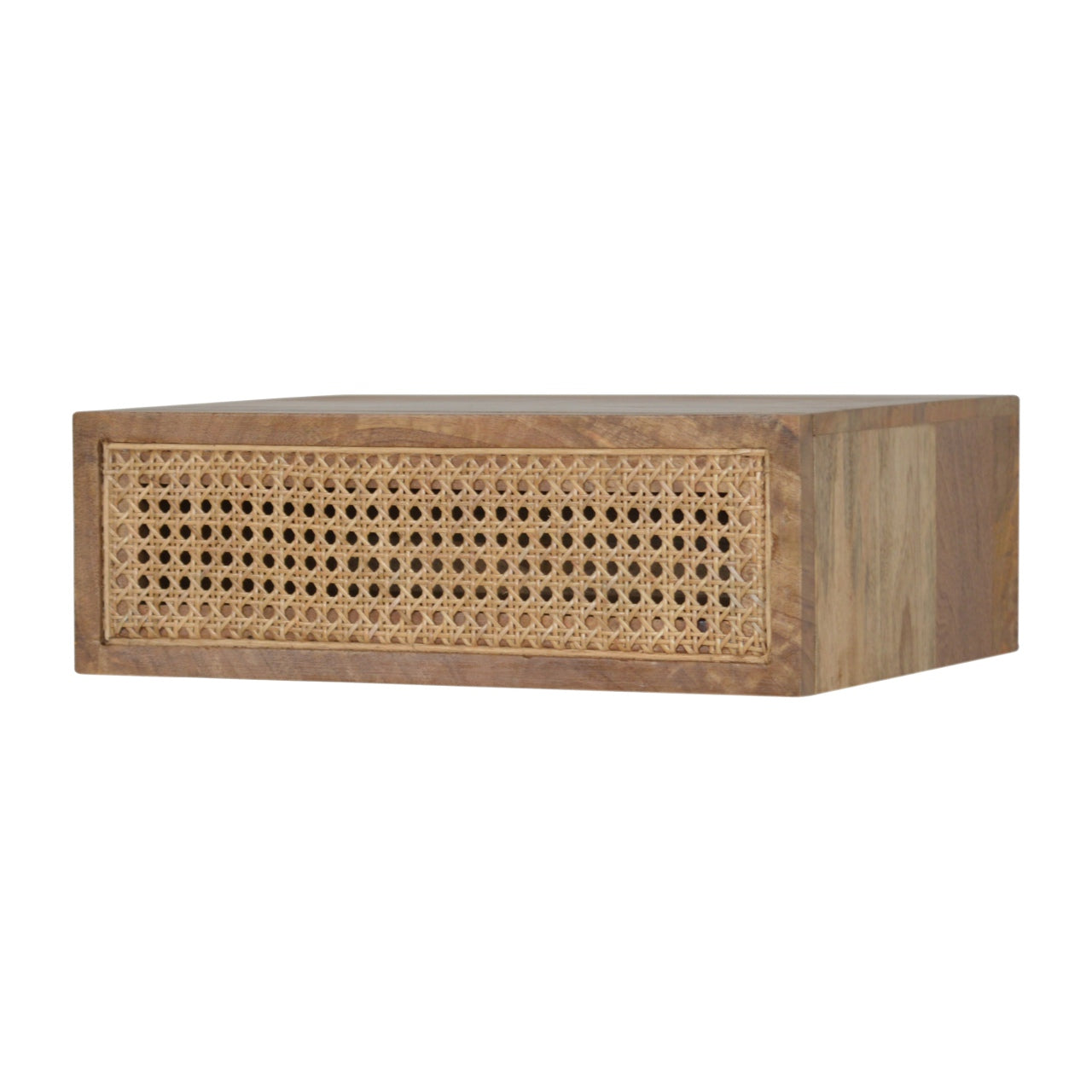 Wall Mounted Ratten Nightstand