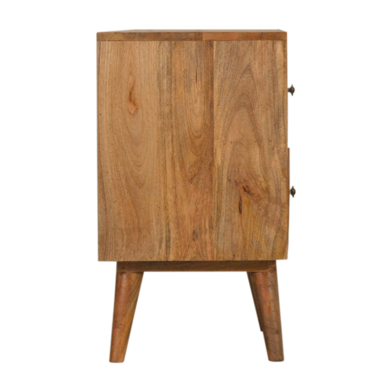 Geo Screen Printed 2 Tone Nightstand