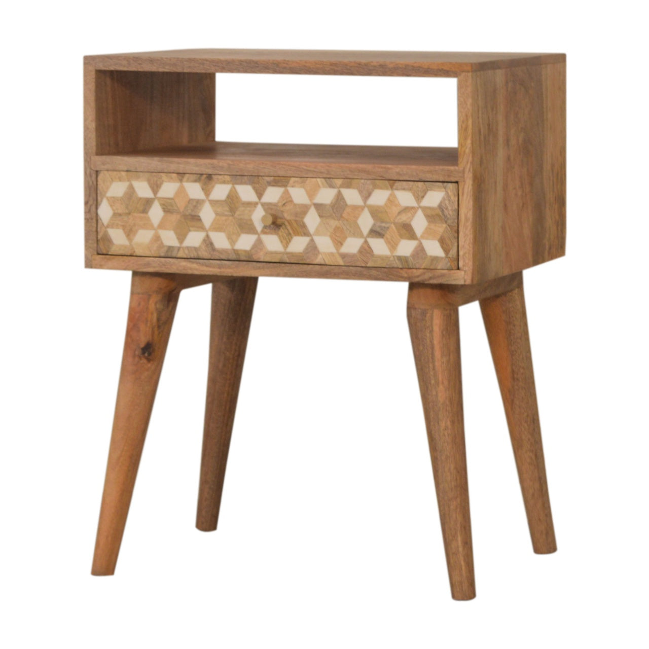 Mixed Cube Nightstand