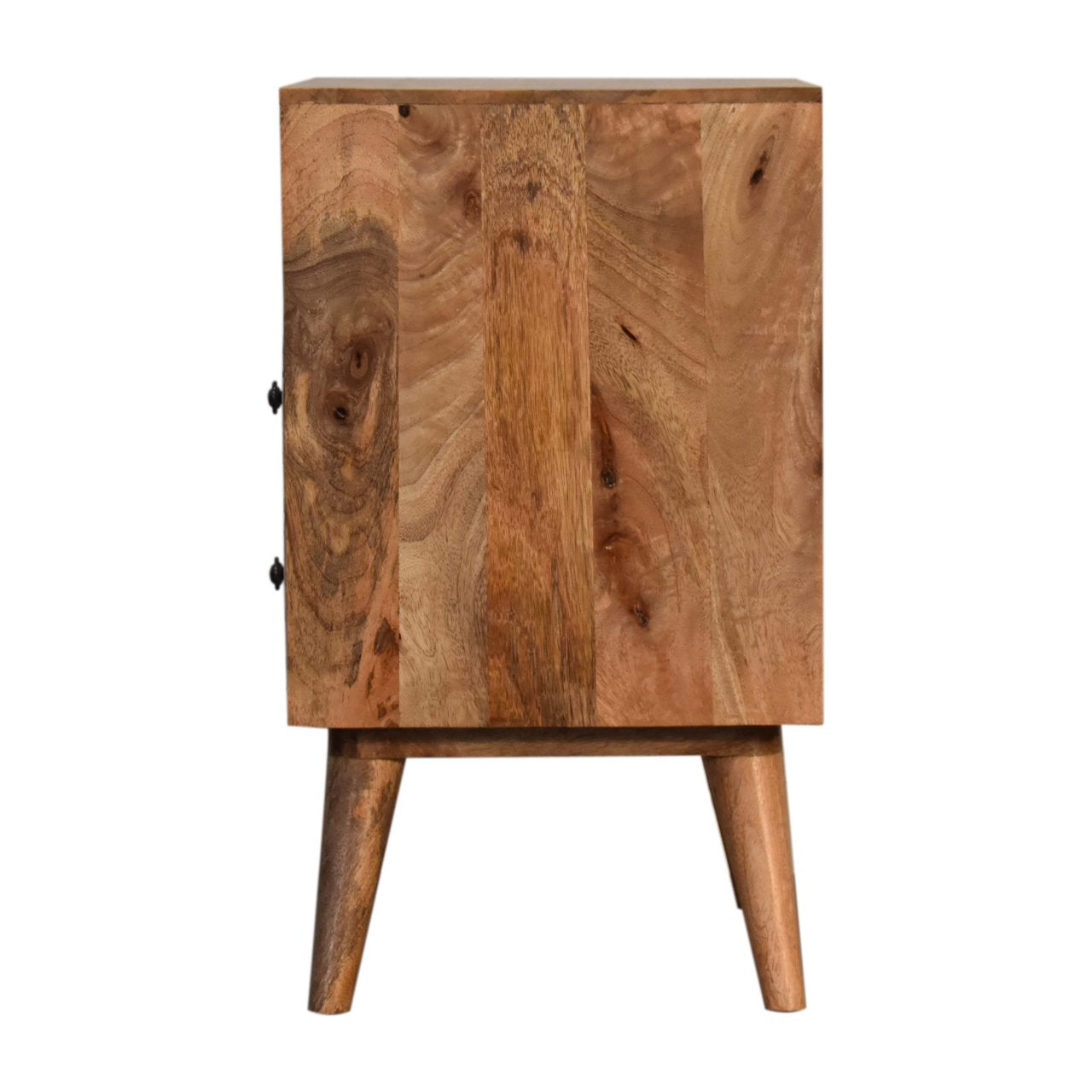 Triangle Print Open Nightstand