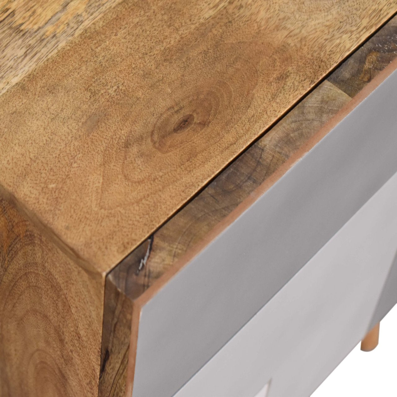 Quebec Grey Nightstand