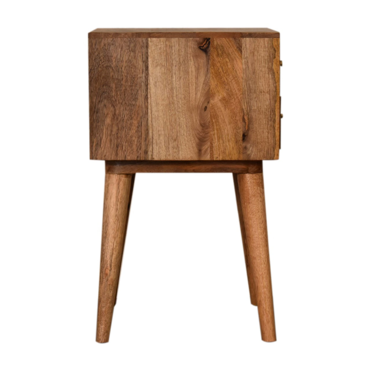 Brick Red Patterned Nightstand