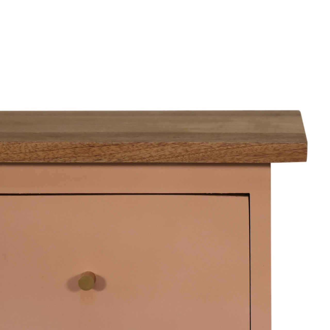 Blush Pink Hand Painted Nightstand
