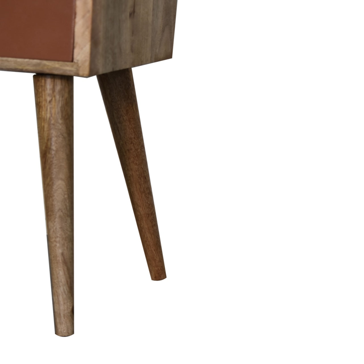 Mini Brick Red Hand Painted nightstand