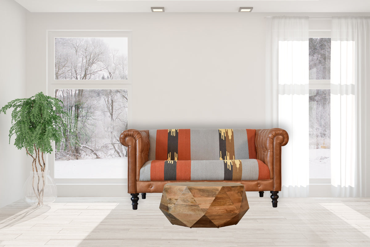 Geo Solid Wood Coffee Table