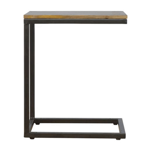 Industrial Small End Table