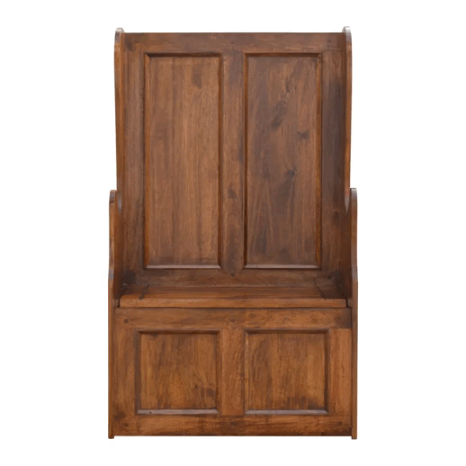 Lid up County Style Monks Bench