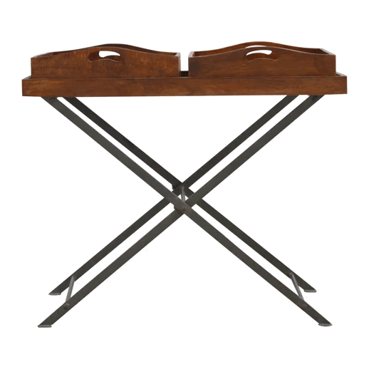 Industrial Metal Butler Tray