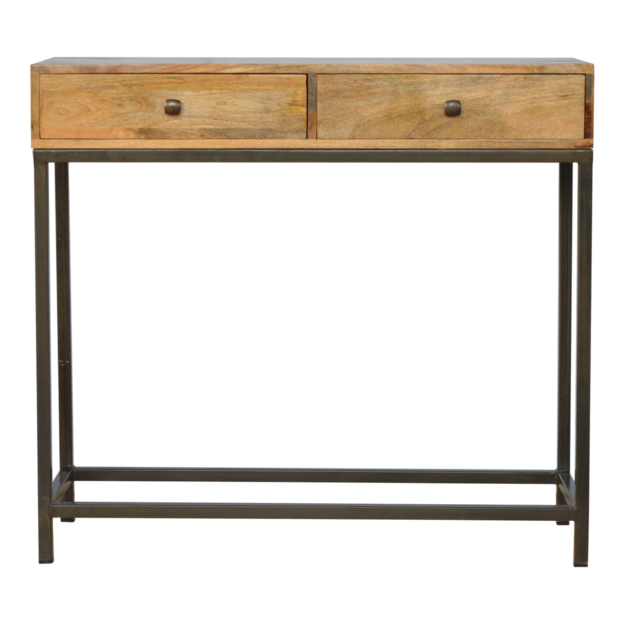 Iron Base Rectangular Coffee Table