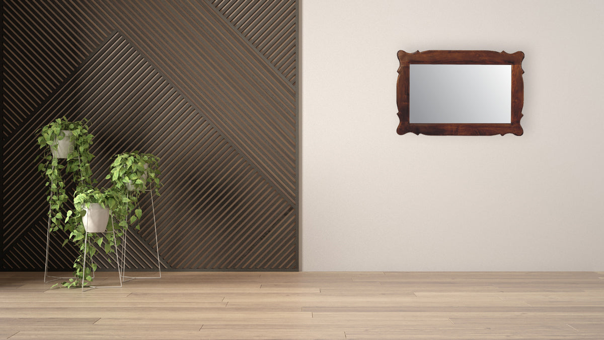 Chestnut Oblong Mirror Frame