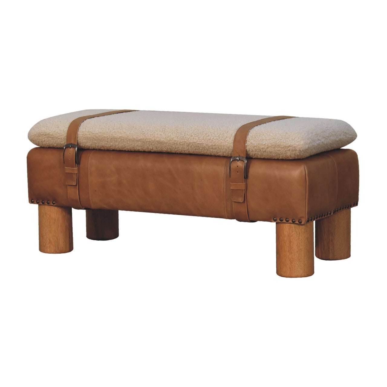 Strapped Cylinder Bench