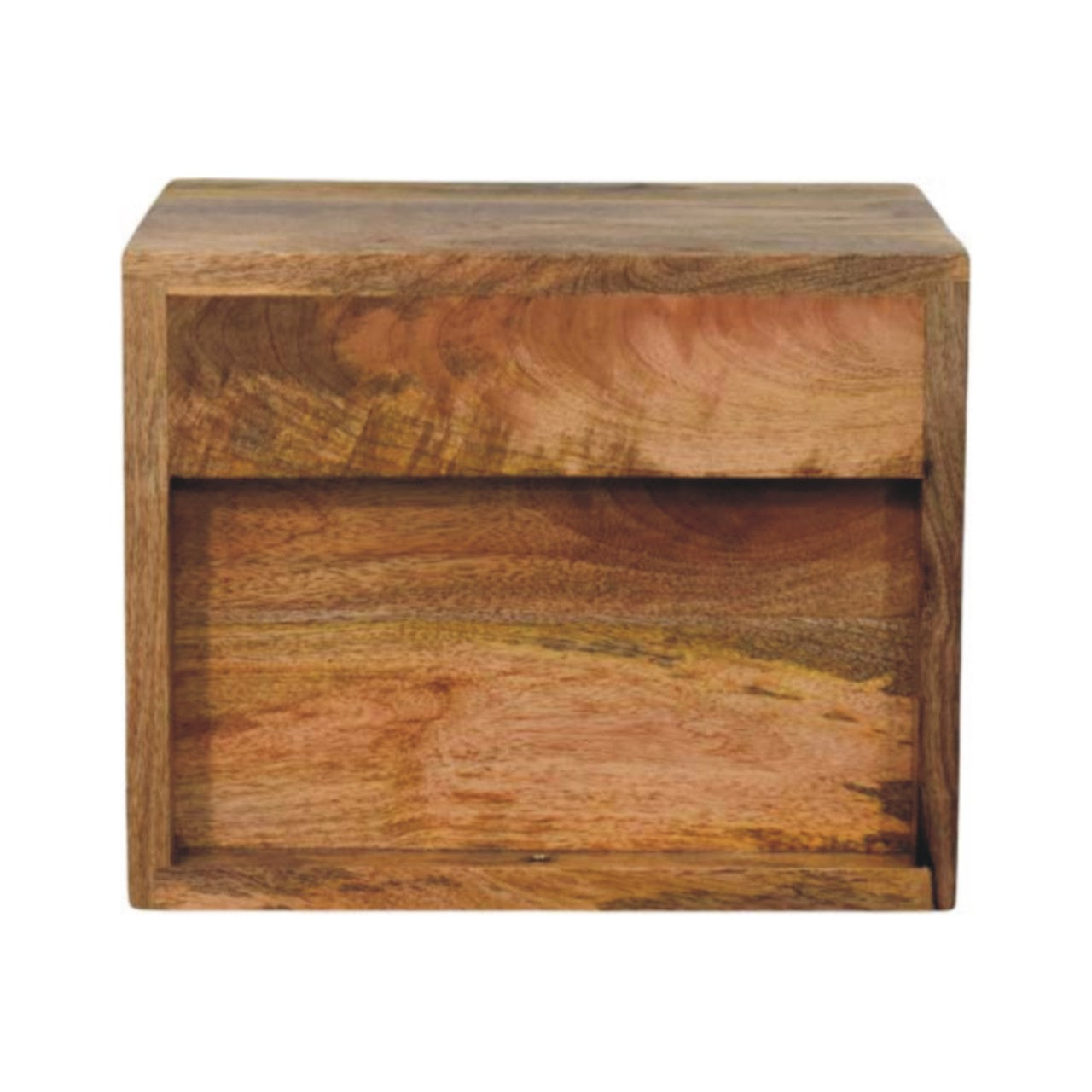 Solis 2-Drawer Oak-ish Wall Mounted Nightstand