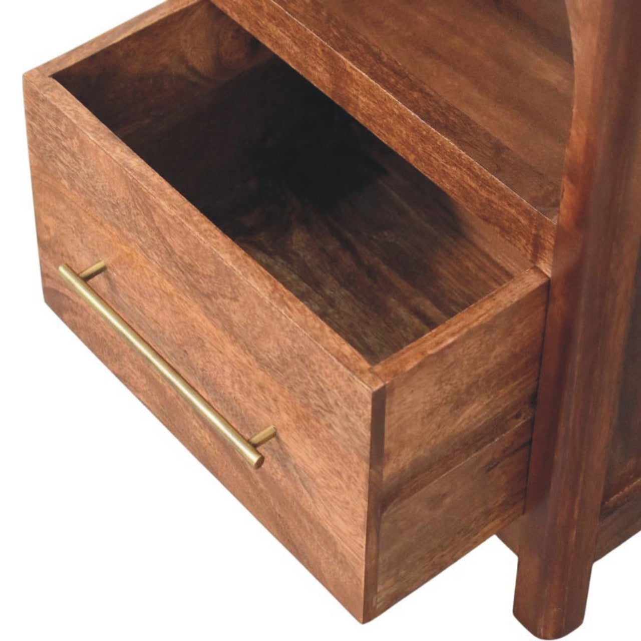 Arc-Line Bedside Table