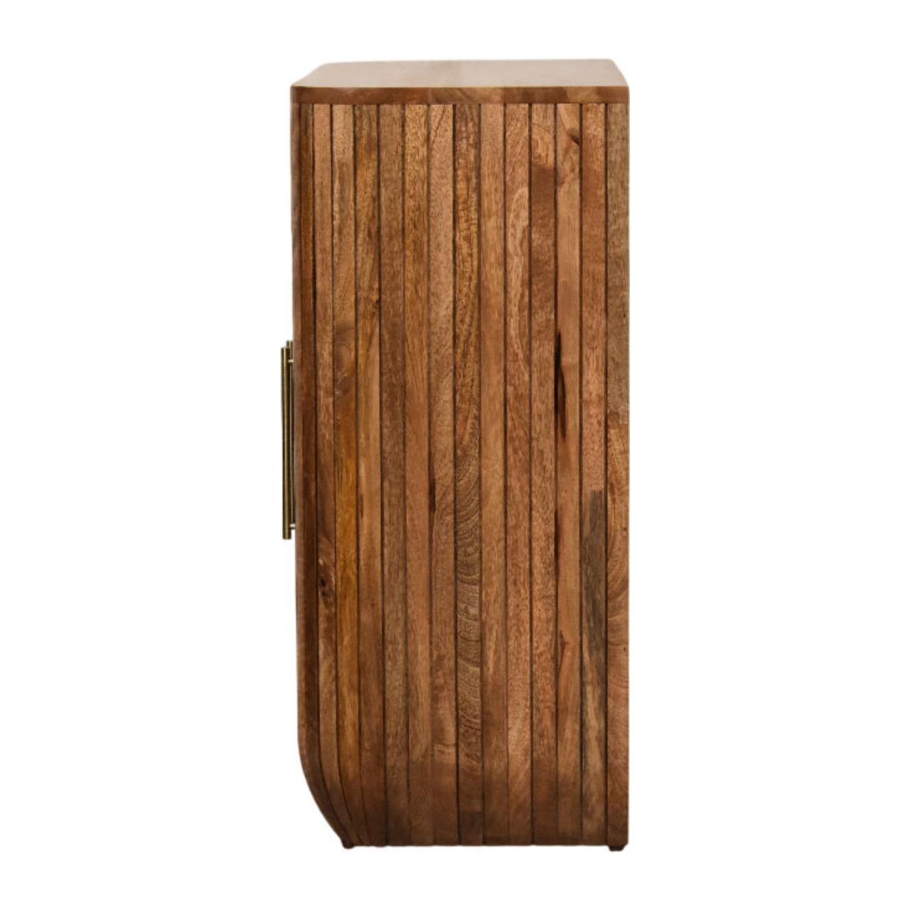 Fluted Curve Cabinet