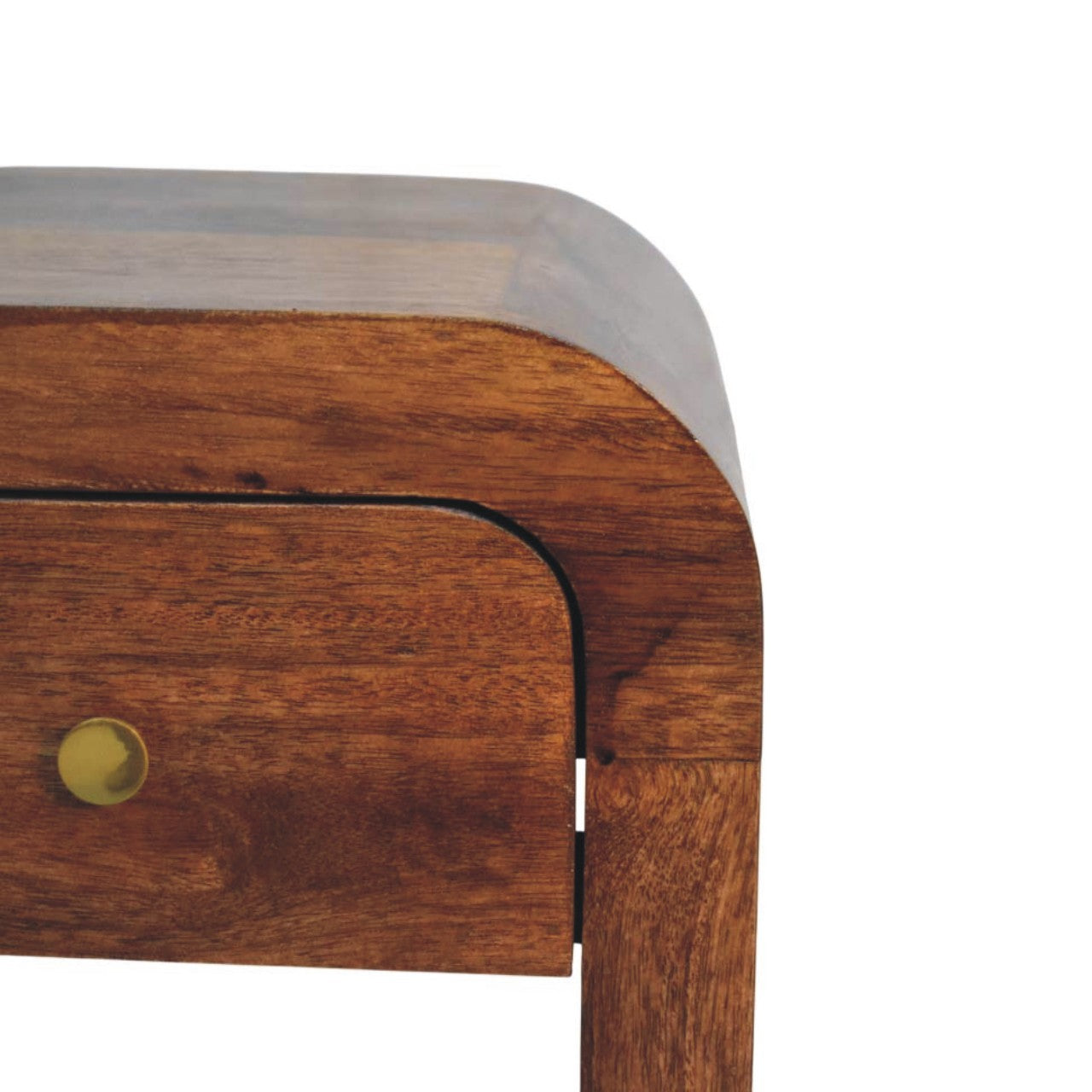 Curved Bedside Table