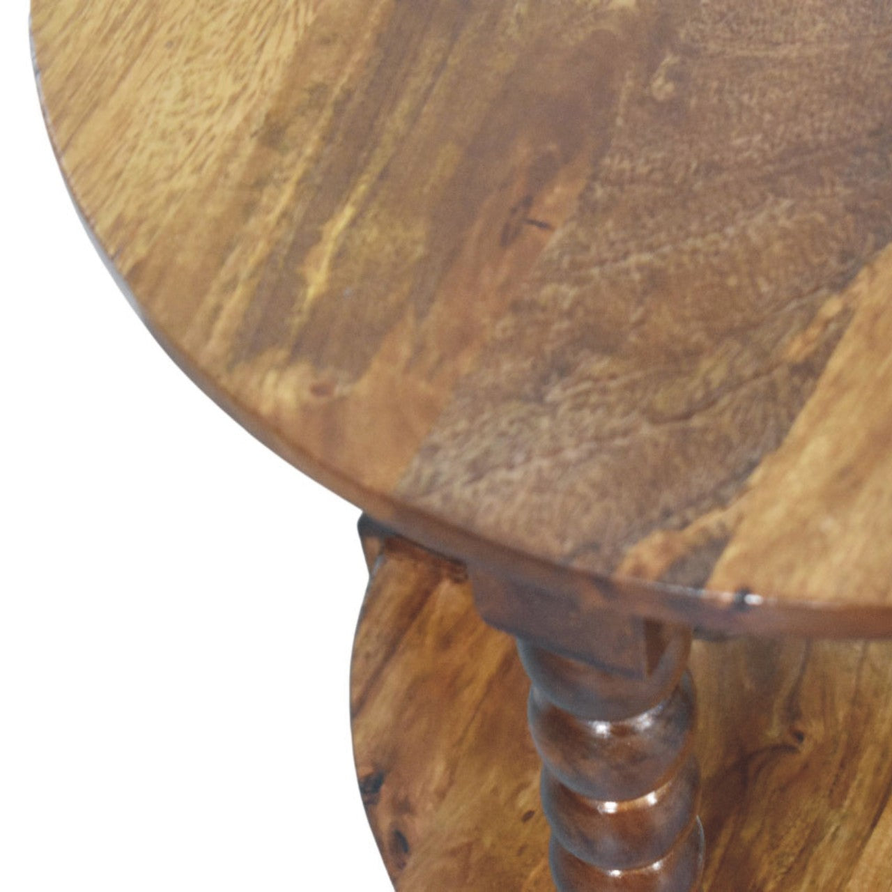 Spindle Round Side Table