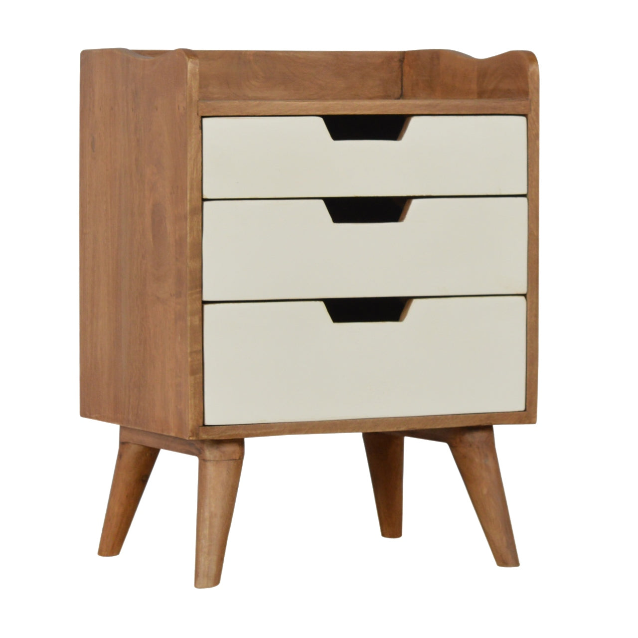 White Painted Nightstand Table