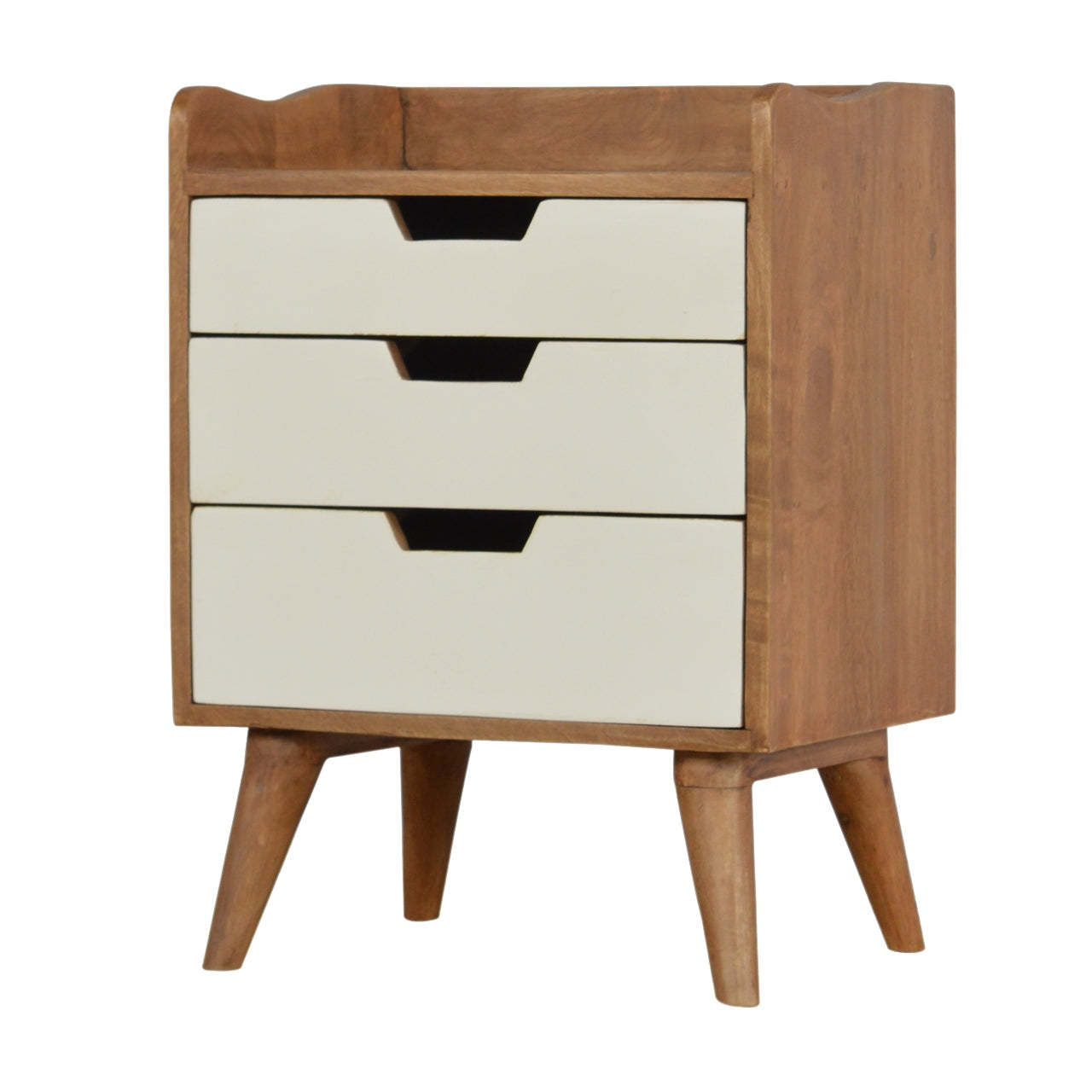 White Painted Nightstand Table