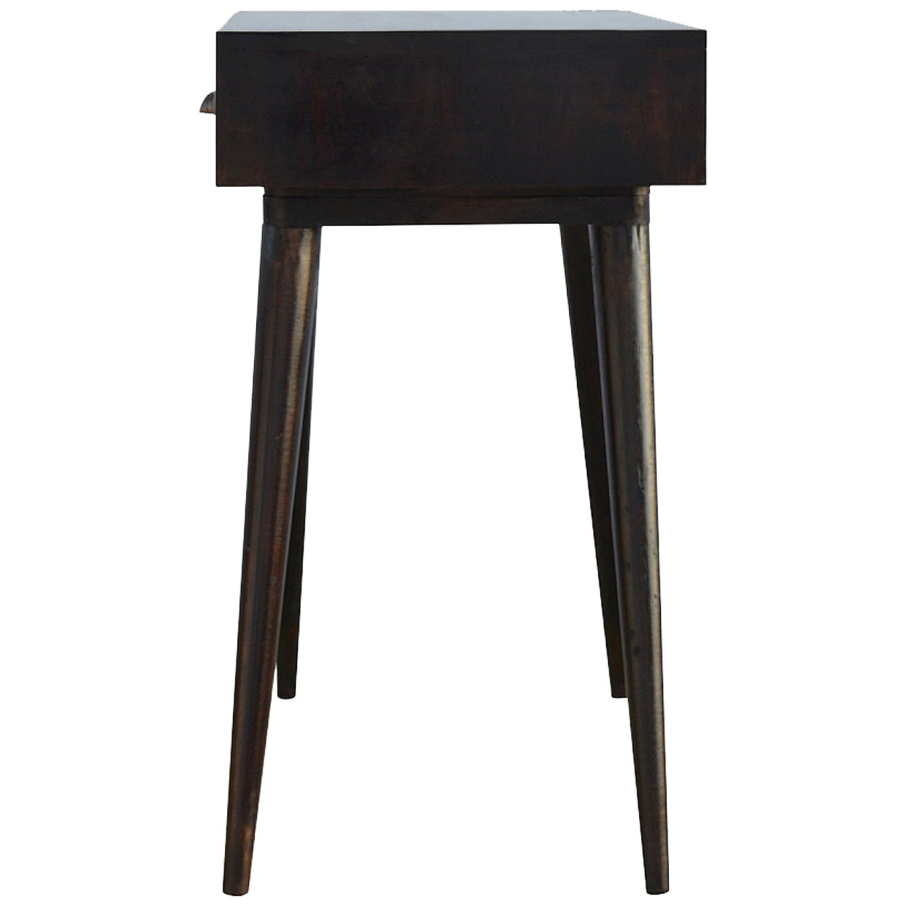 Walnut Open Shelf Writing Desk