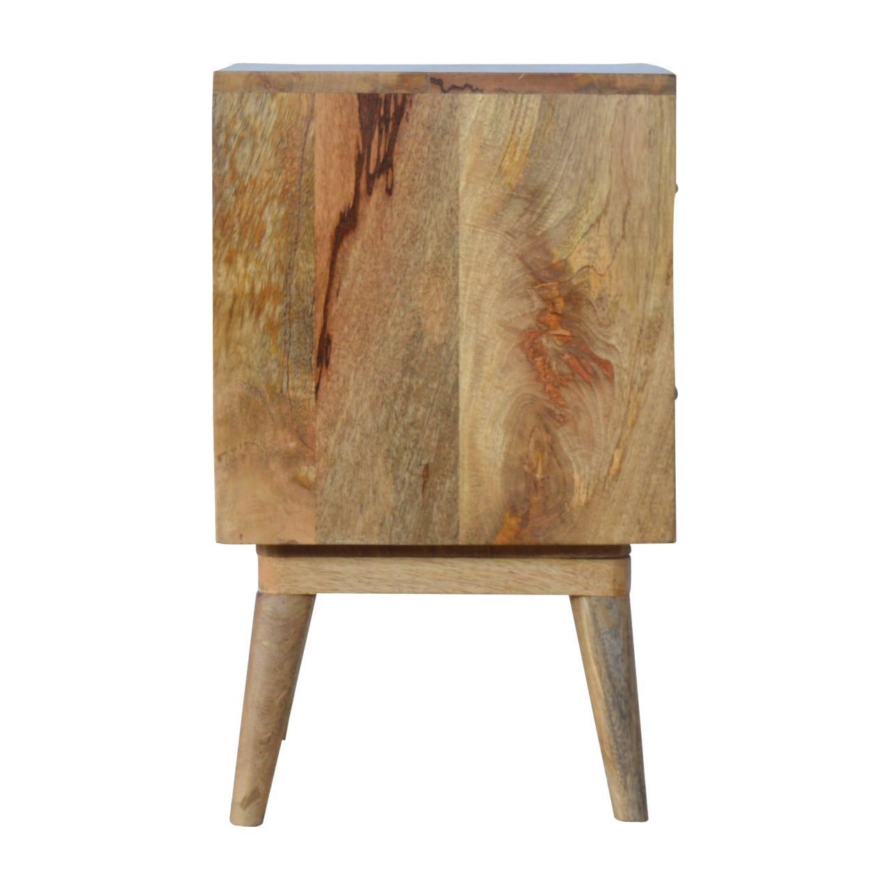 Pineapple Carve 2 Drawer Nightstand