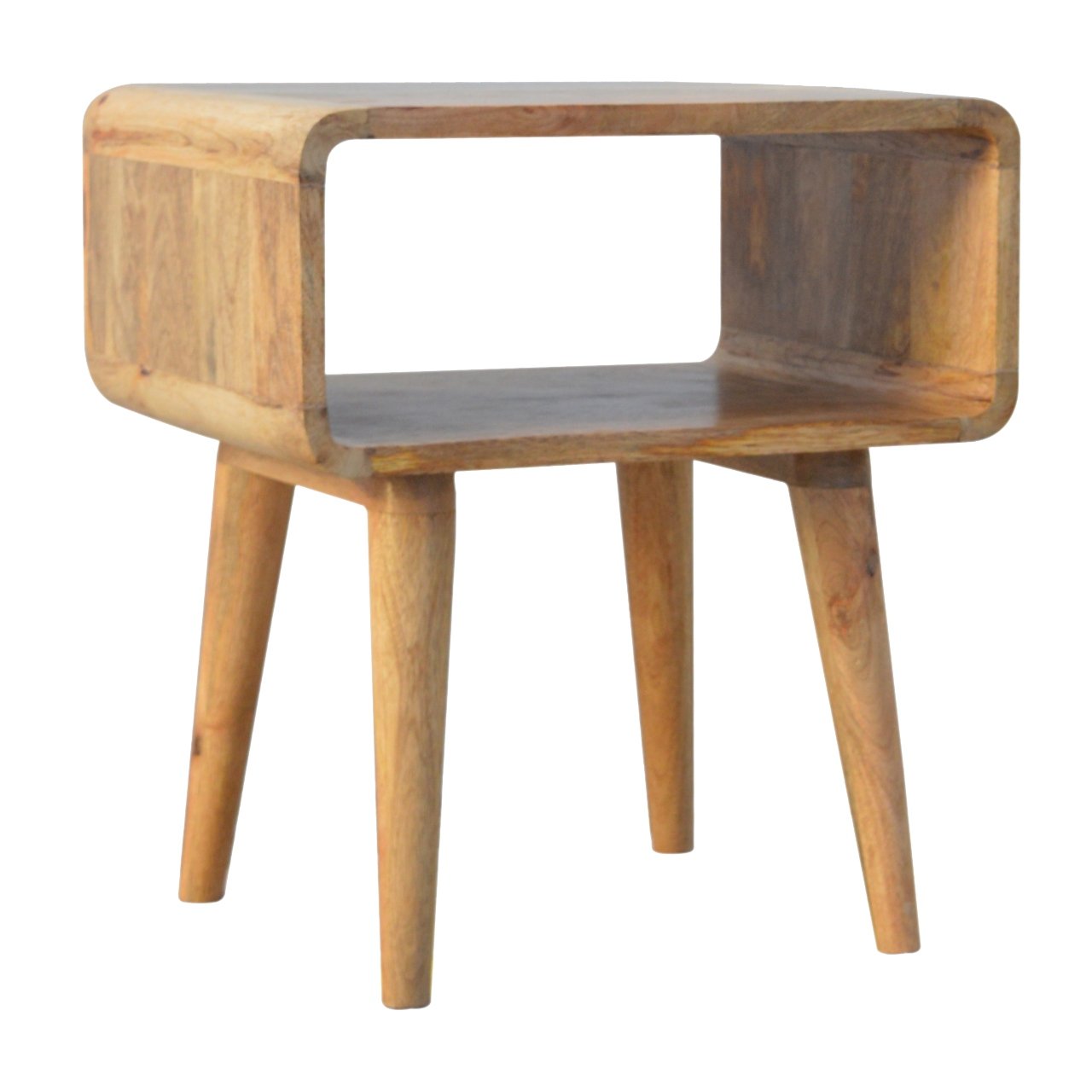 Curved Open nightstand