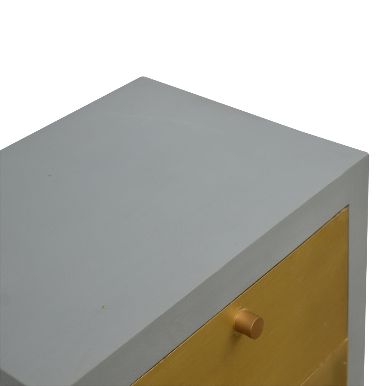 Gold x Cement Nightstand