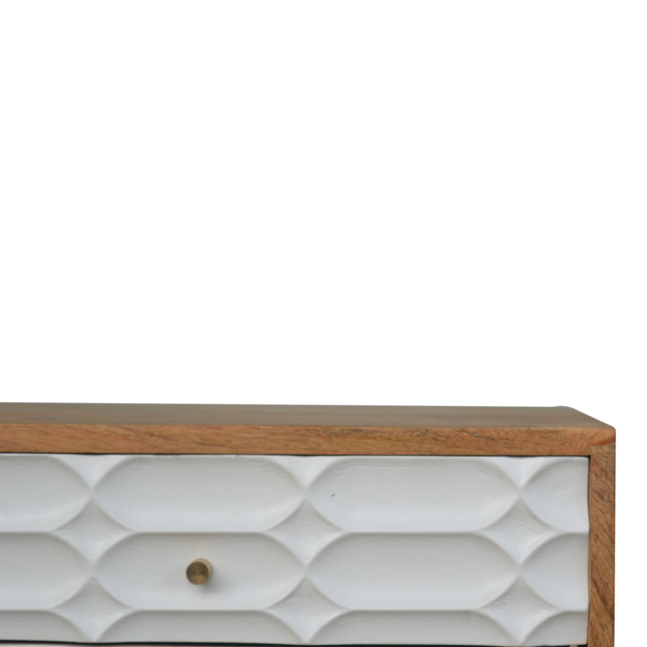 Capsule Carved Nightstand